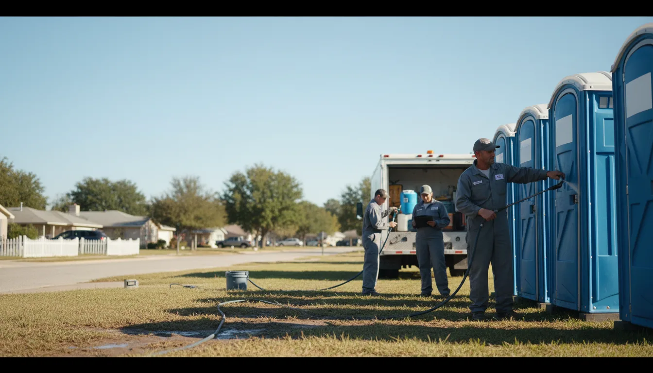 Long-Term Portable Toilet Rental in Sparta, OH near me